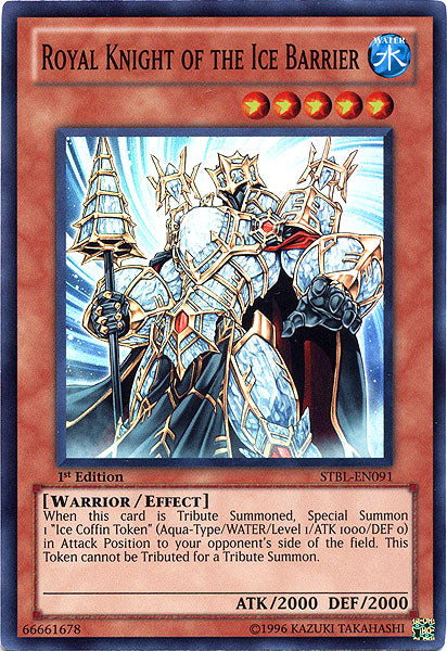 Royal Knight of the Ice Barrier [STBL-EN091] Super Rare | L.A. Mood Comics and Games