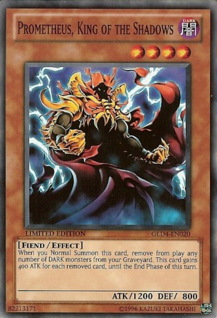 Prometheus, King of the Shadows [GLD4-EN020] Common | L.A. Mood Comics and Games