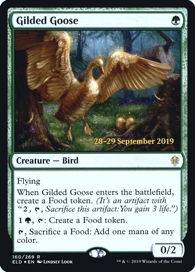 Gilded Goose [Throne of Eldraine Prerelease Promos] | L.A. Mood Comics and Games