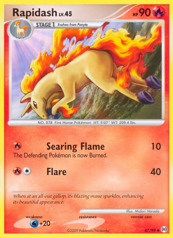 Rapidash (47/99) [Platinum: Arceus] | L.A. Mood Comics and Games