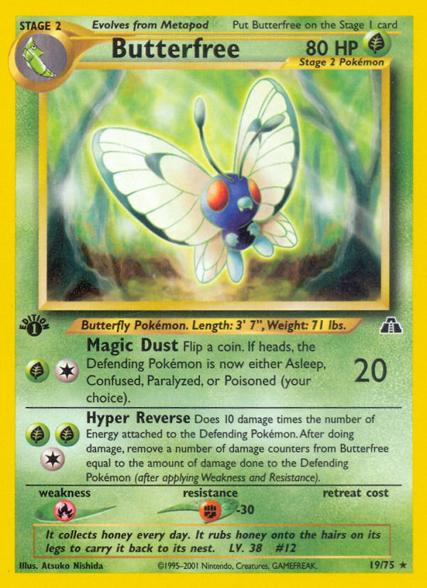 Butterfree (19/75) [Neo Discovery 1st Edition] | L.A. Mood Comics and Games