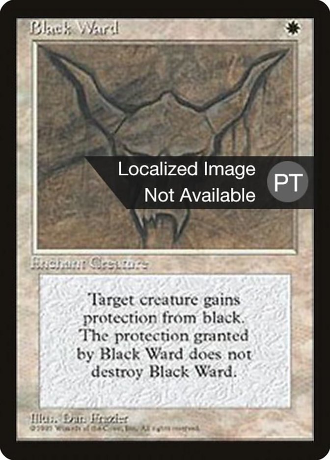 Black Ward [Fourth Edition (Foreign Black Border)] | L.A. Mood Comics and Games