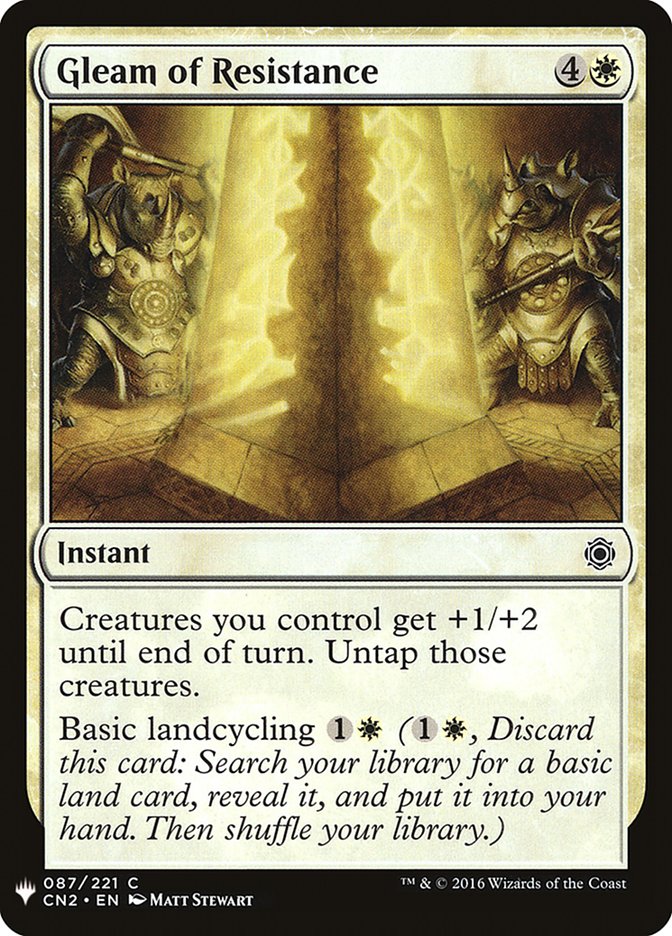 Gleam of Resistance [Mystery Booster] | L.A. Mood Comics and Games