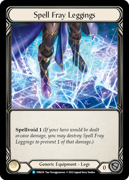 Spell Fray Leggings [DYN239] (Dynasty)  Cold Foil | L.A. Mood Comics and Games