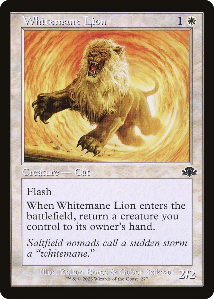 Whitemane Lion (Retro) [Dominaria Remastered] | L.A. Mood Comics and Games