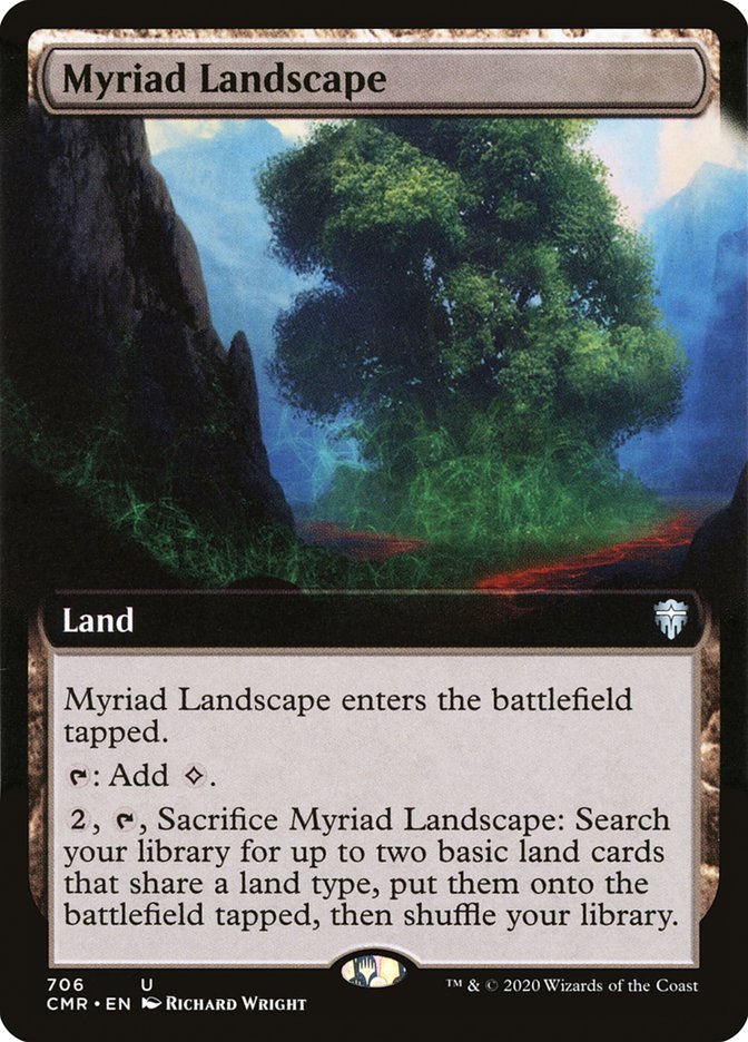 Myriad Landscape (Extended Art) [Commander Legends] | L.A. Mood Comics and Games