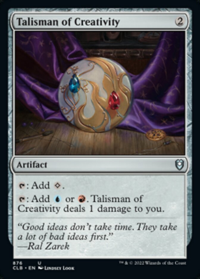 Talisman of Creativity [Commander Legends: Battle for Baldur's Gate] | L.A. Mood Comics and Games