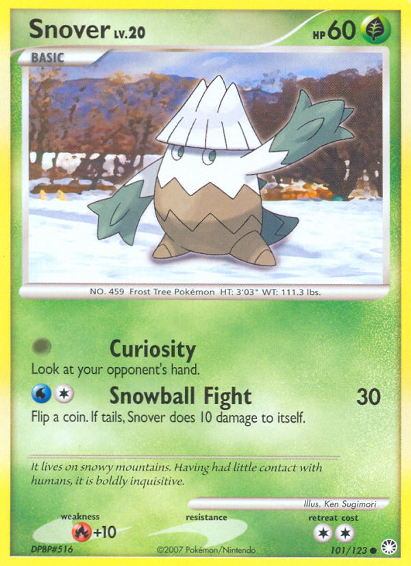 Snover (101/123) [Diamond & Pearl: Mysterious Treasures] | L.A. Mood Comics and Games