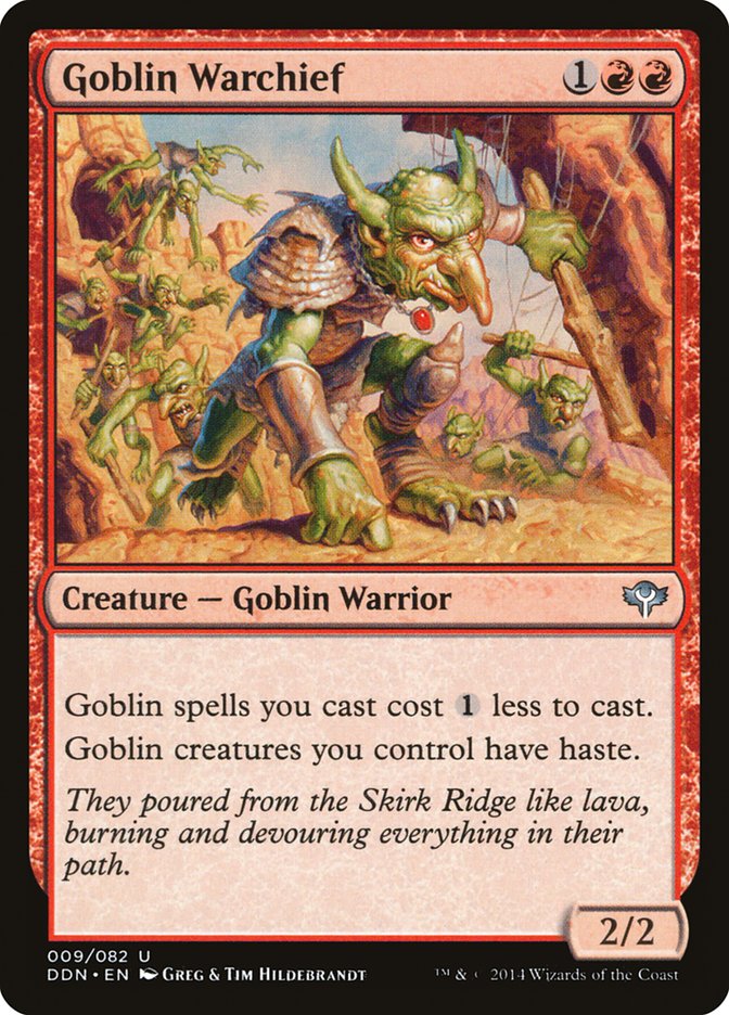 Goblin Warchief [Duel Decks: Speed vs. Cunning] | L.A. Mood Comics and Games