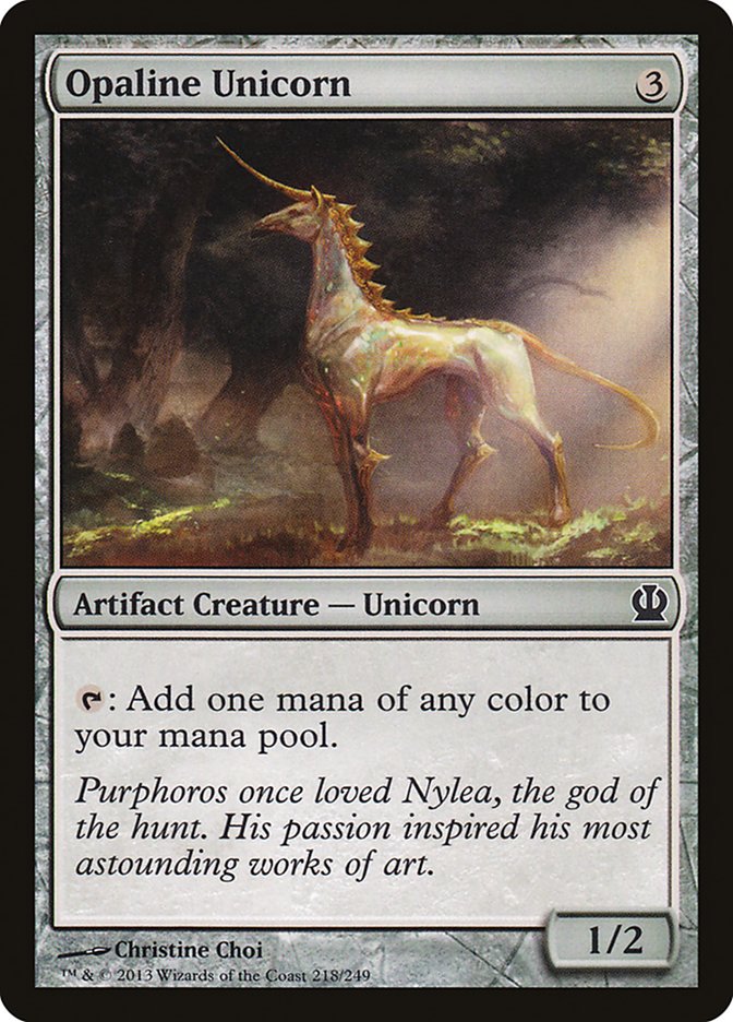 Opaline Unicorn [Theros] | L.A. Mood Comics and Games