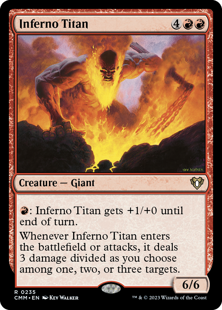 Inferno Titan [Commander Masters] | L.A. Mood Comics and Games