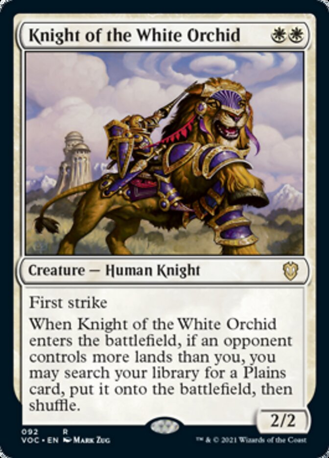 Knight of the White Orchid [Innistrad: Crimson Vow Commander] | L.A. Mood Comics and Games