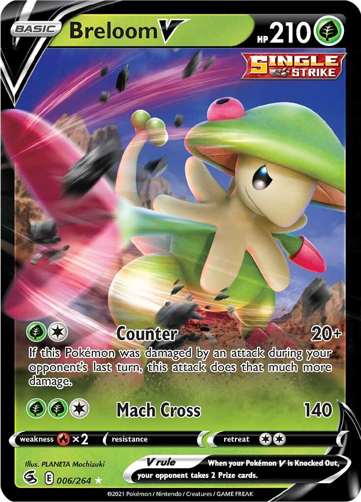 Breloom V (006/264) [Sword & Shield: Fusion Strike] | L.A. Mood Comics and Games