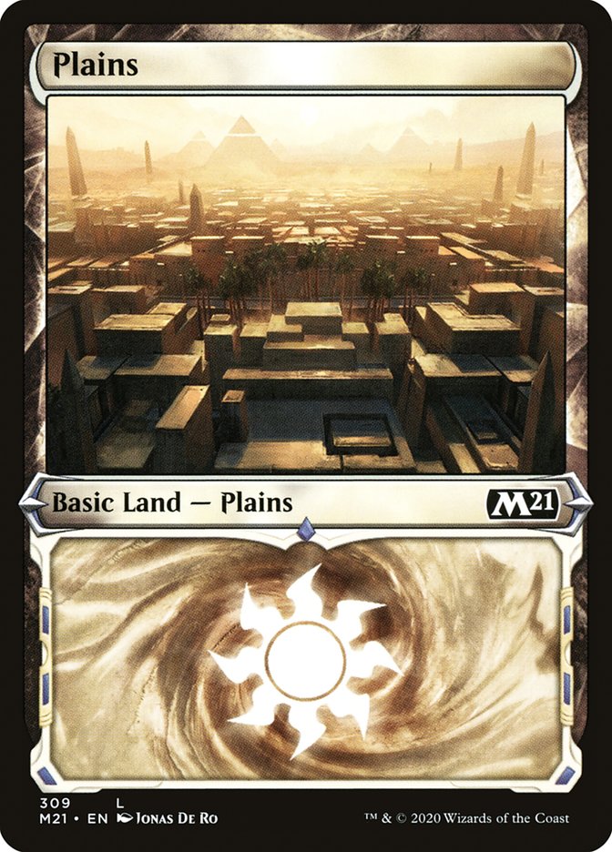 Plains (309) (Showcase) [Core Set 2021] | L.A. Mood Comics and Games