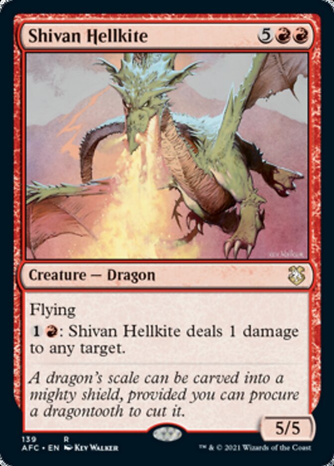 Shivan Hellkite [Dungeons & Dragons: Adventures in the Forgotten Realms Commander] | L.A. Mood Comics and Games