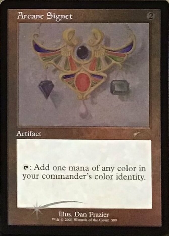 Arcane Signet (Retro) (Foil Etched) [Secret Lair Drop Promos] | L.A. Mood Comics and Games