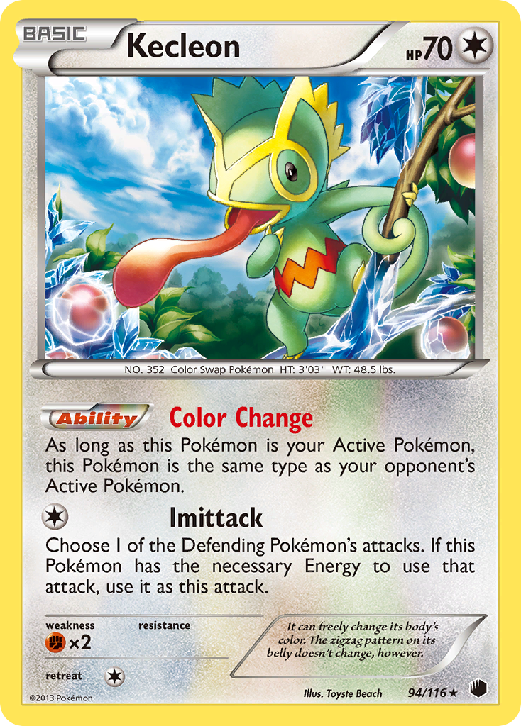 Kecleon (94/116) [Black & White: Plasma Freeze] | L.A. Mood Comics and Games