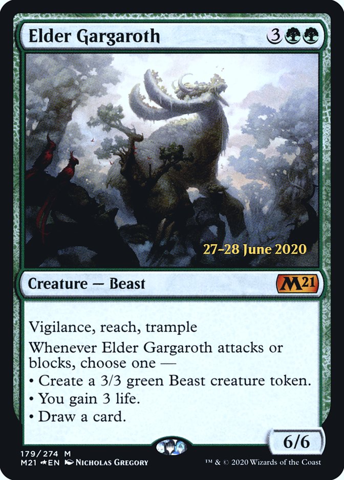 Elder Gargaroth [Core Set 2021 Prerelease Promos] | L.A. Mood Comics and Games