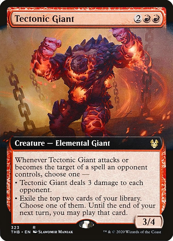 Tectonic Giant (Extended Art) [Theros Beyond Death] | L.A. Mood Comics and Games