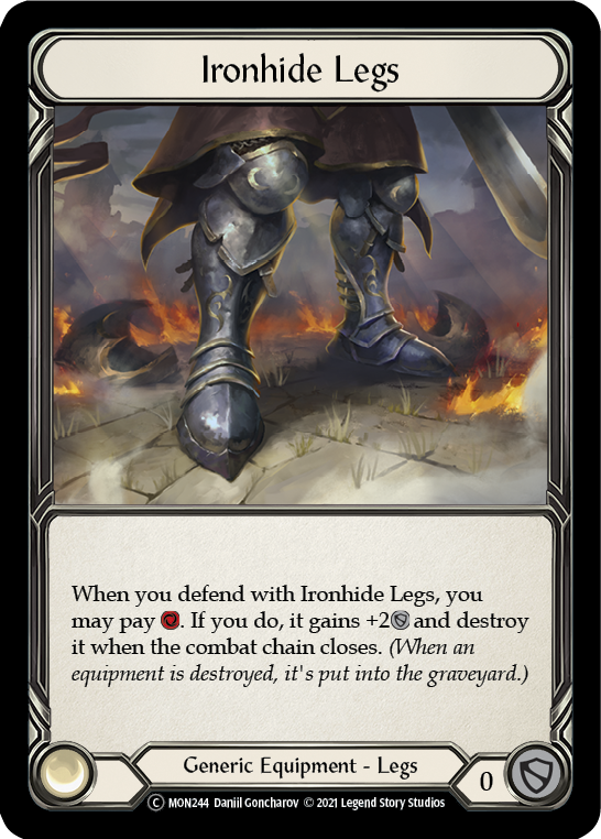 Ironhide Legs [U-MON244-RF] (Monarch Unlimited)  Unlimited Rainbow Foil | L.A. Mood Comics and Games