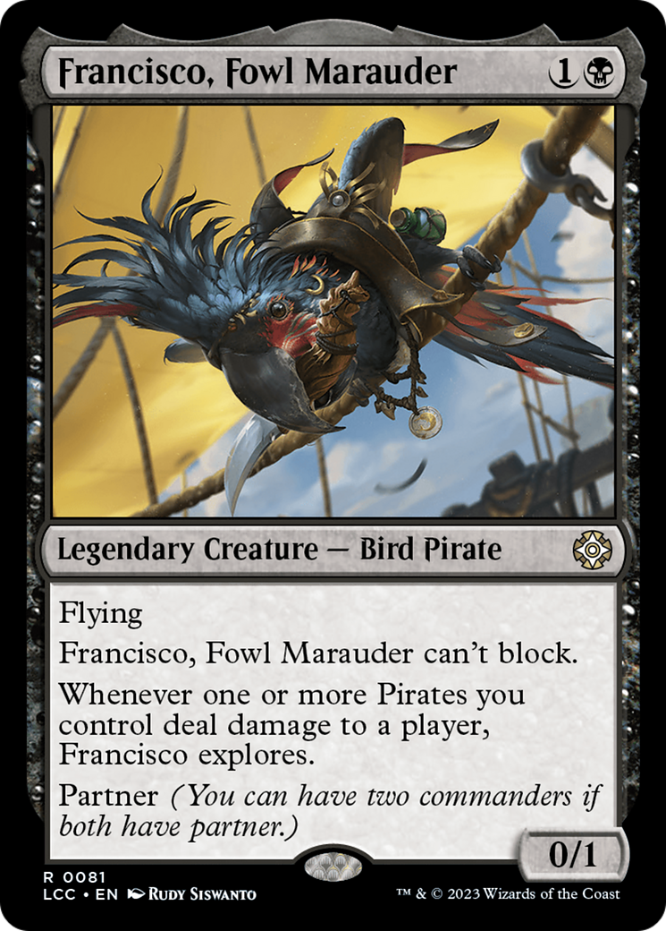 Francisco, Fowl Marauder [The Lost Caverns of Ixalan Commander] | L.A. Mood Comics and Games