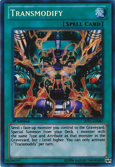 Transmodify [JOTL-EN067] Secret Rare | L.A. Mood Comics and Games