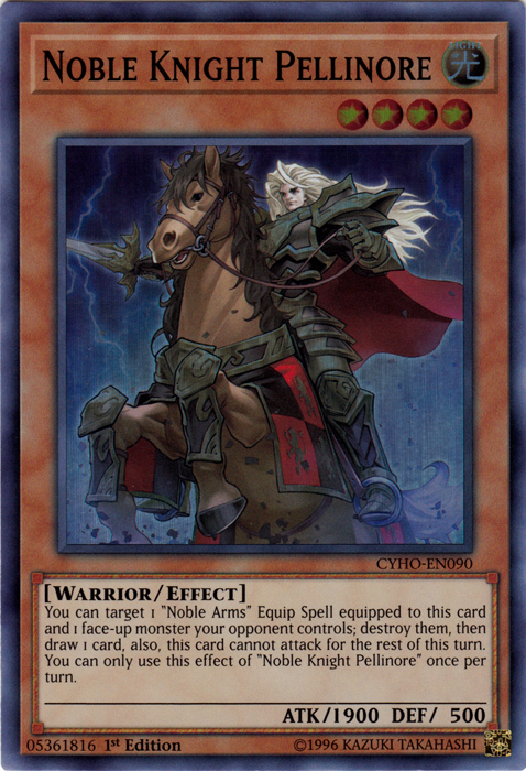 Noble Knight Pellinore [CYHO-EN090] Super Rare | L.A. Mood Comics and Games