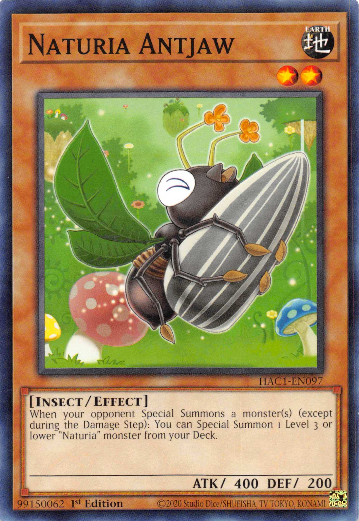 Naturia Antjaw [HAC1-EN097] Common | L.A. Mood Comics and Games