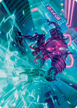 Surgehacker Mech Art Card [Kamigawa: Neon Dynasty Art Series] | L.A. Mood Comics and Games