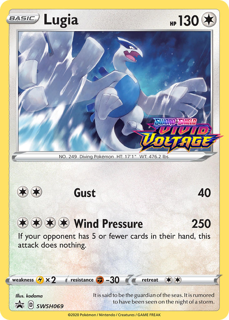 Lugia (SWSH069) (Prerelease Promo) [Sword & Shield: Black Star Promos] | L.A. Mood Comics and Games