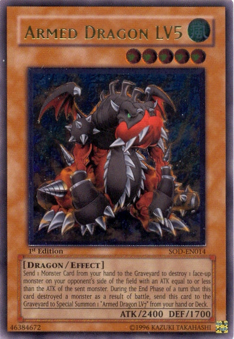 Armed Dragon LV5 [SOD-EN014] Ultimate Rare | L.A. Mood Comics and Games