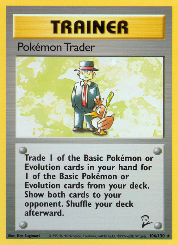 Pokemon Trader (106/130) [Base Set 2] | L.A. Mood Comics and Games