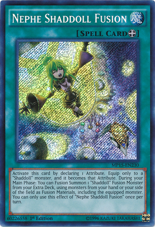 Nephe Shaddoll Fusion [MP15-EN230] Secret Rare | L.A. Mood Comics and Games