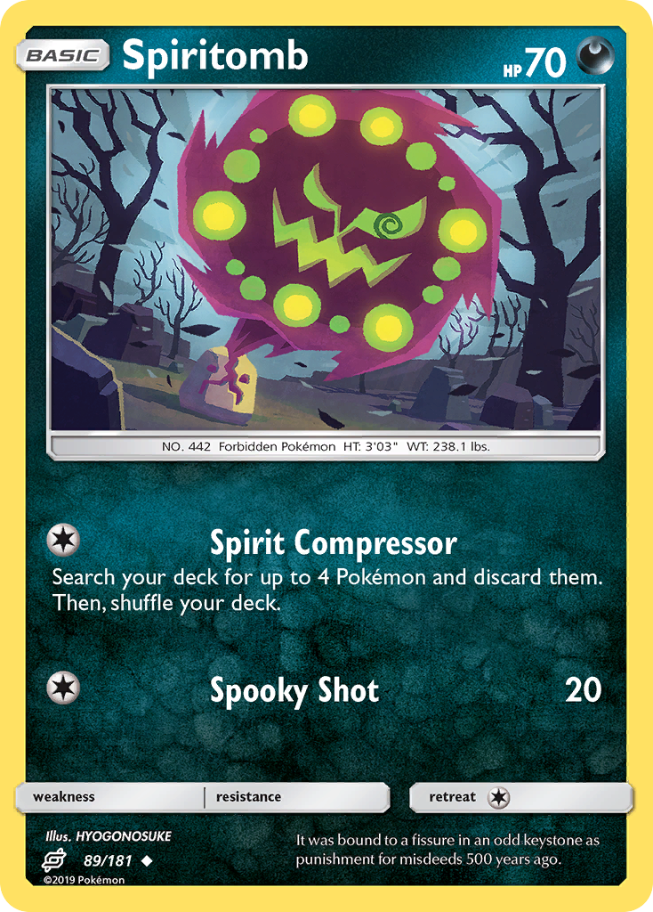 Spiritomb (89/181) [Sun & Moon: Team Up] | L.A. Mood Comics and Games