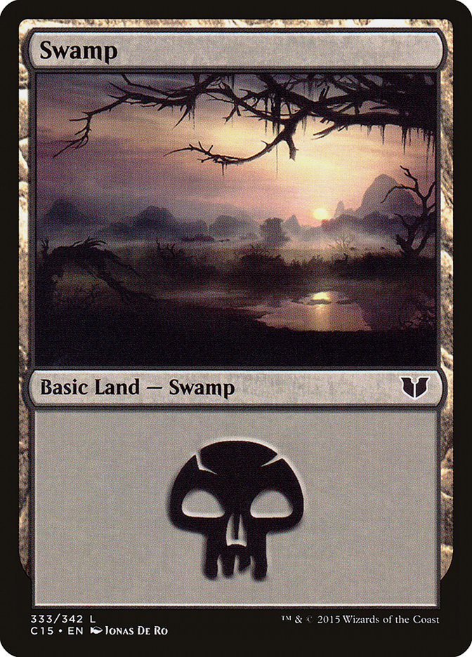 Swamp (333) [Commander 2015] | L.A. Mood Comics and Games