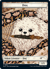 Dog // Cat Double-Sided Token [Secret Lair Commander Deck: Raining Cats and Dogs Tokens] | L.A. Mood Comics and Games