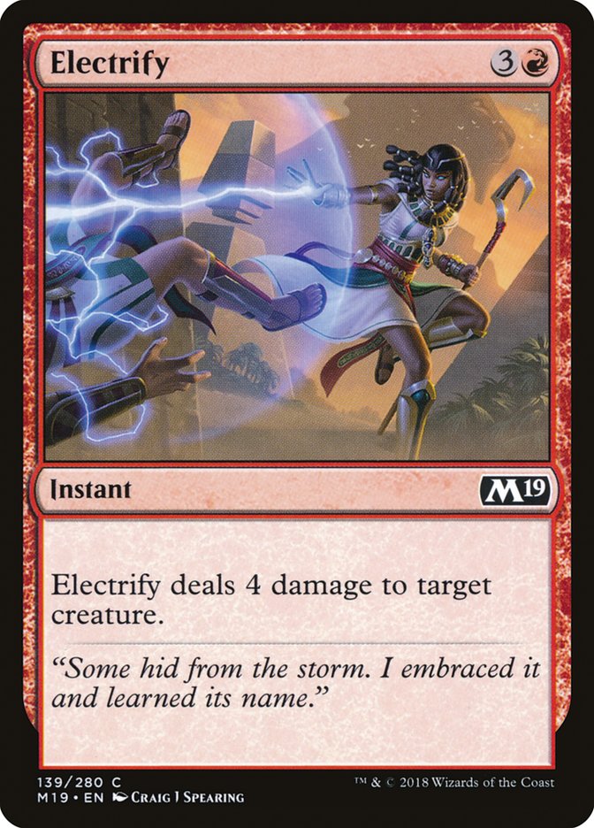Electrify [Core Set 2019] | L.A. Mood Comics and Games