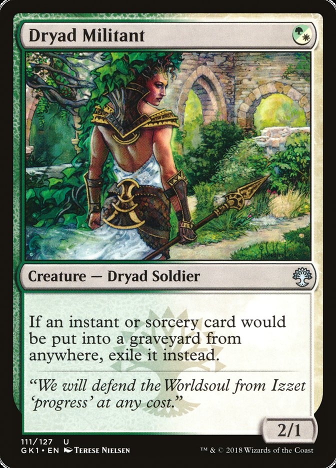 Dryad Militant [Guilds of Ravnica Guild Kit] | L.A. Mood Comics and Games