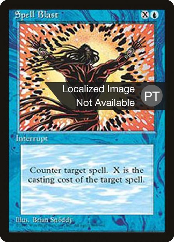 Spell Blast [Fourth Edition (Foreign Black Border)] | L.A. Mood Comics and Games