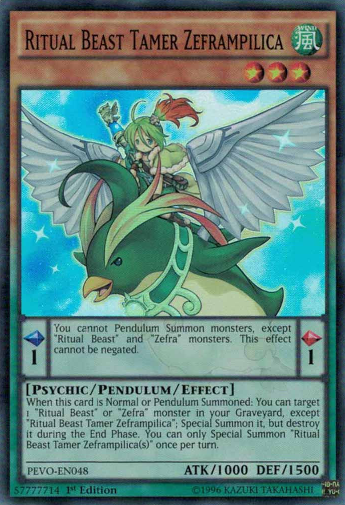 Ritual Beast Tamer Zeframpilica [PEVO-EN048] Super Rare | L.A. Mood Comics and Games