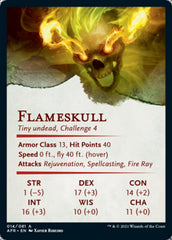 Flameskull Art Card [Dungeons & Dragons: Adventures in the Forgotten Realms Art Series] | L.A. Mood Comics and Games