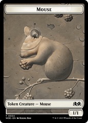 Mouse // Food (0012) Double-Sided Token [Wilds of Eldraine Tokens] | L.A. Mood Comics and Games