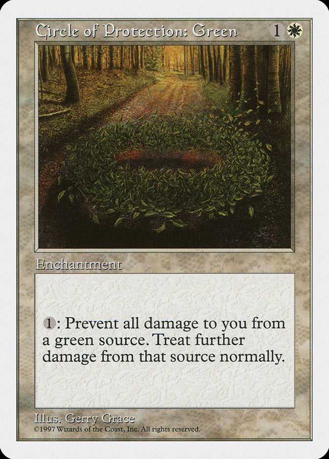 Circle of Protection: Green [Fifth Edition] | L.A. Mood Comics and Games