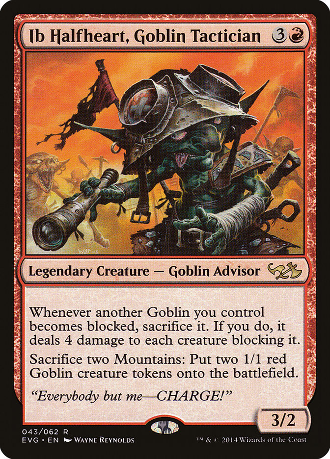 Ib Halfheart, Goblin Tactician (Elves vs. Goblins) [Duel Decks Anthology] | L.A. Mood Comics and Games