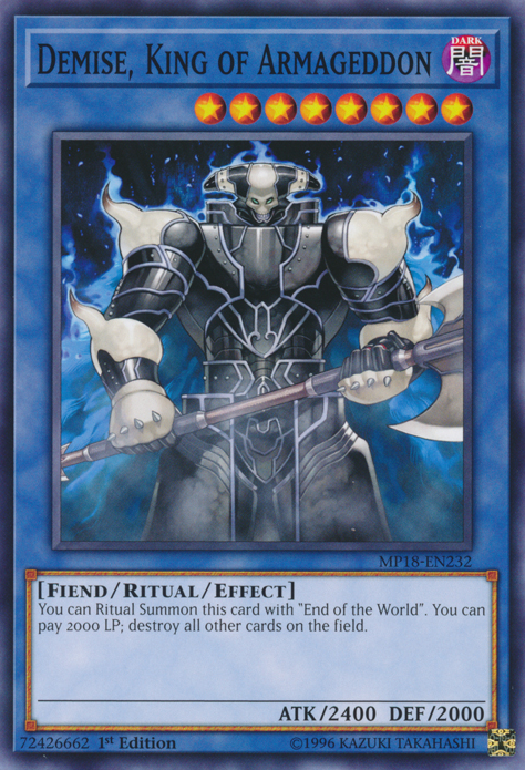 Demise, King of Armageddon [MP18-EN232] Common | L.A. Mood Comics and Games