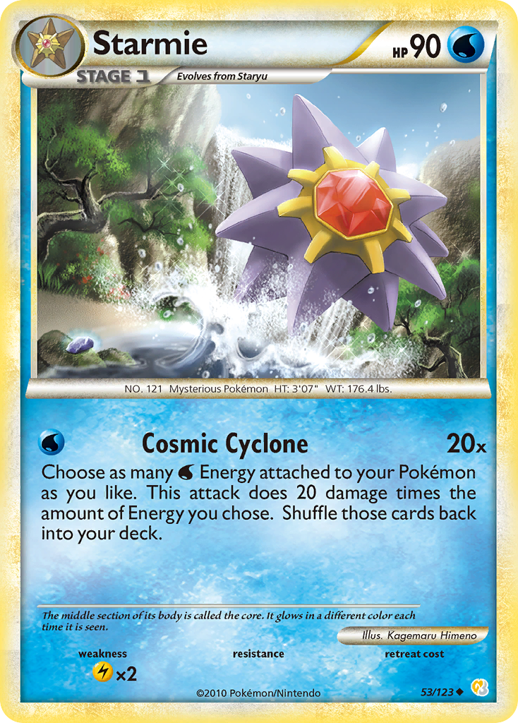 Starmie (53/123) [HeartGold & SoulSilver: Base Set] | L.A. Mood Comics and Games