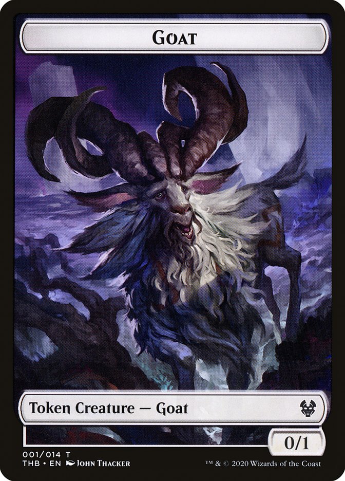 Goat Token [Theros Beyond Death Tokens] | L.A. Mood Comics and Games