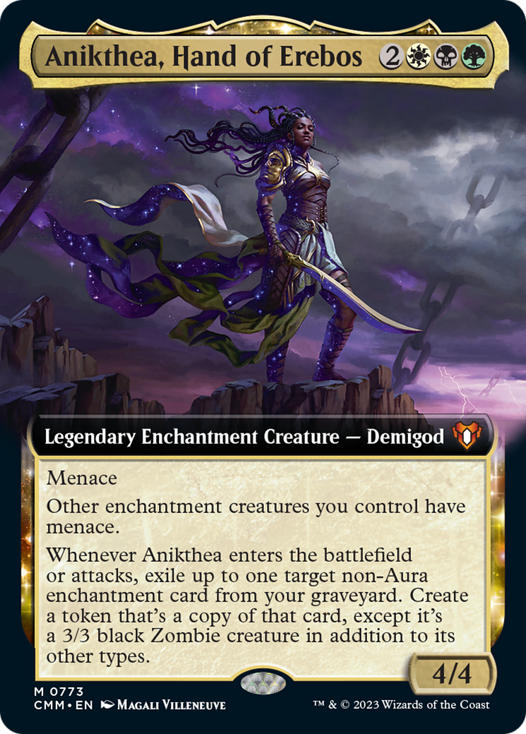 Anikthea, Hand of Erebos (Extended Art) [Commander Masters] | L.A. Mood Comics and Games