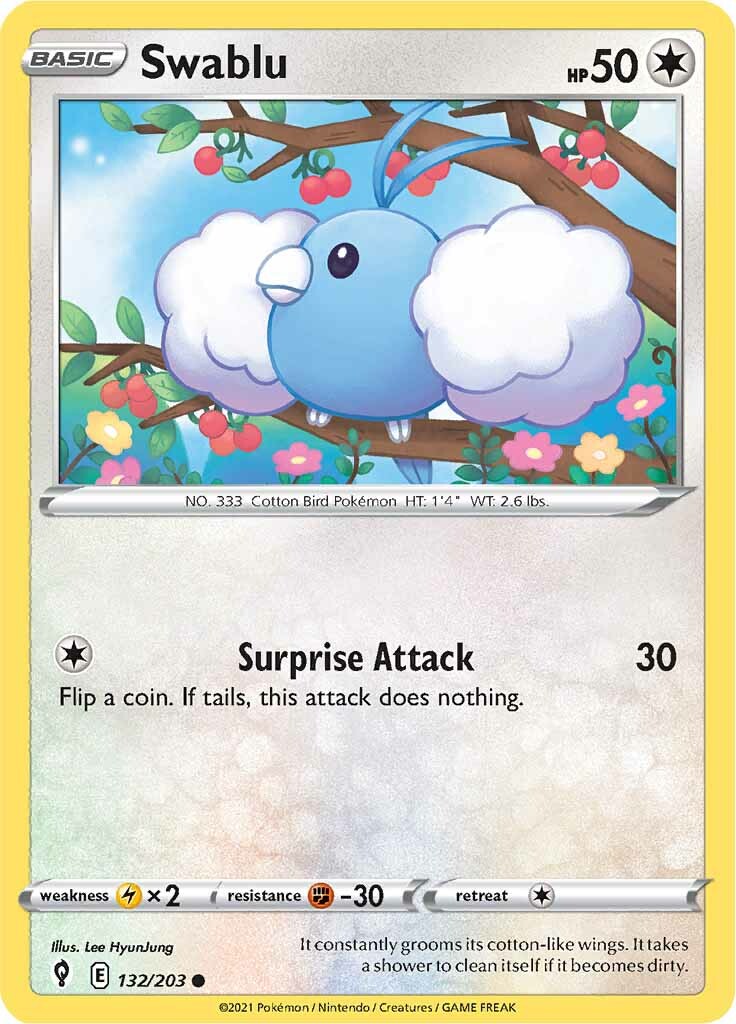 Swablu (132/203) [Sword & Shield: Evolving Skies] | L.A. Mood Comics and Games