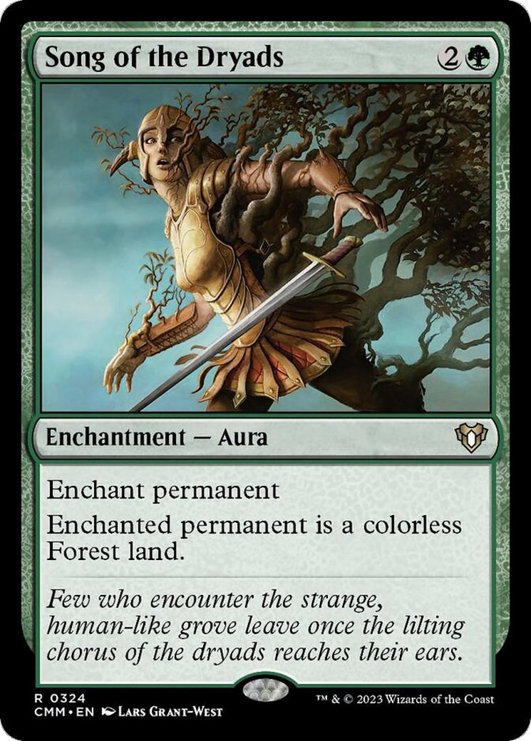 Song of the Dryads [Commander Masters] | L.A. Mood Comics and Games